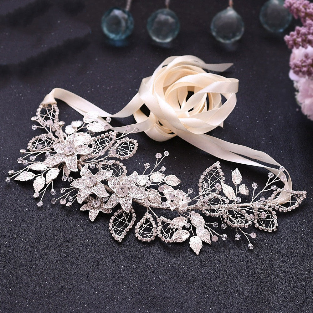 Bride Waist Seal Handmade Belt Rhinestone