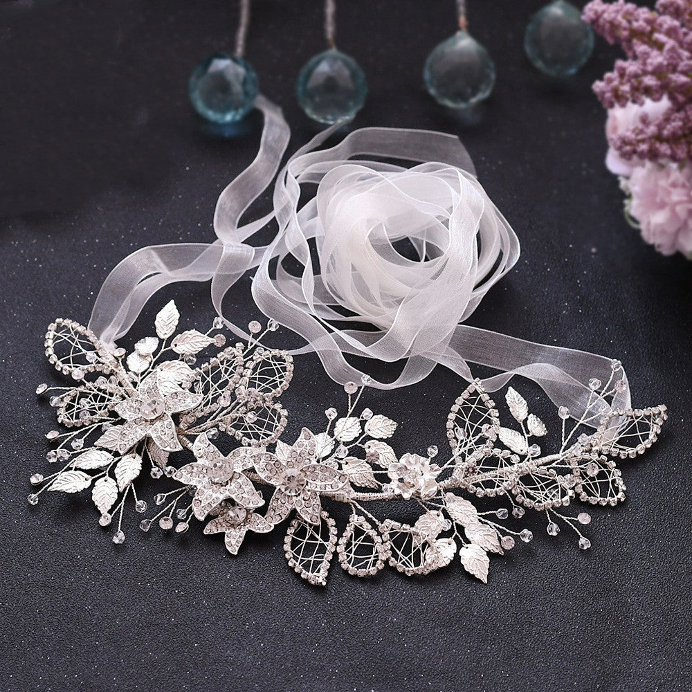 Bride Waist Seal Handmade Belt Rhinestone