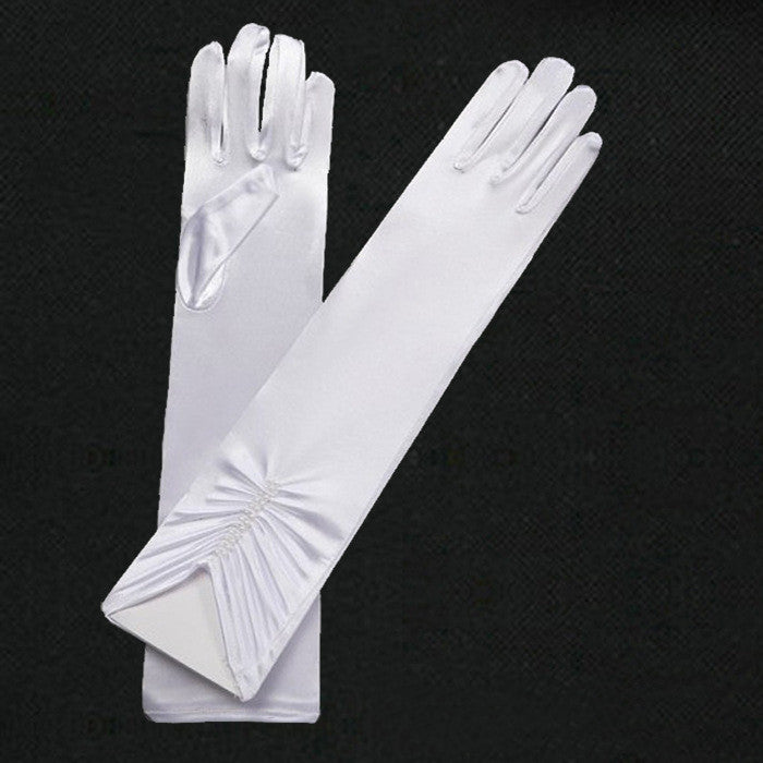 Satin Wedding Gloves