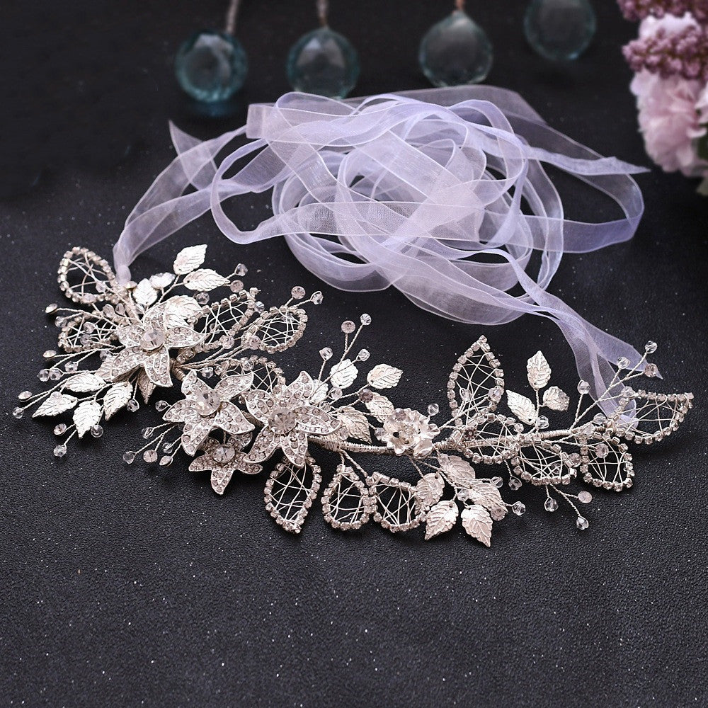 Bride Waist Seal Handmade Belt Rhinestone