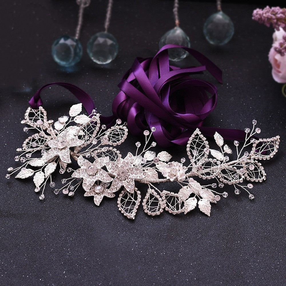 Bride Waist Seal Handmade Belt Rhinestone